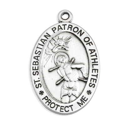 Front of St. Sebastian Soccer Pendant