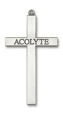Acolyte Cross Pendant - Sterling Silver 2 5/8" x 1 3/8" (5957SS)
