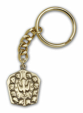 Apostles Keychain - Gold Finish