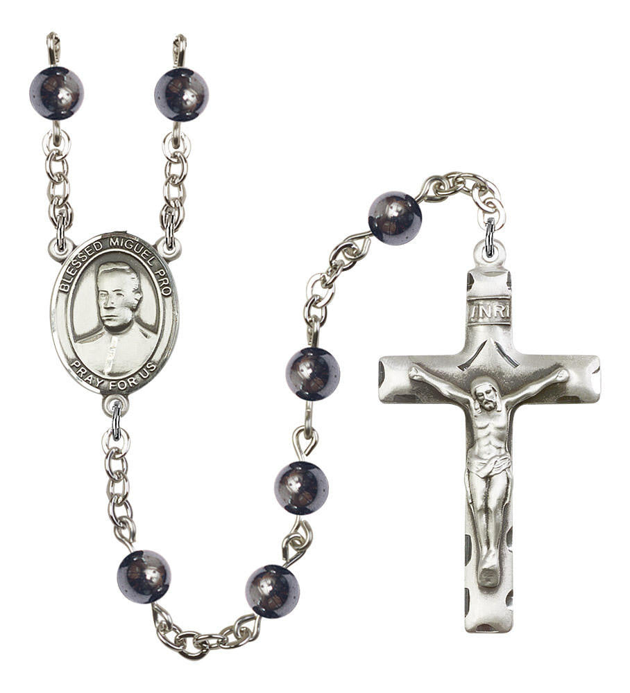 Blessed Miguel Pro Rosary - 7 Bead Options 8389SS