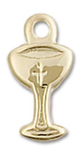 Chalice Pendant Charm - 14kt Gold 5614