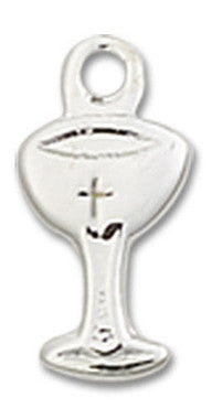Chalice Pendant Charm - Sterling Silver (5614SS)