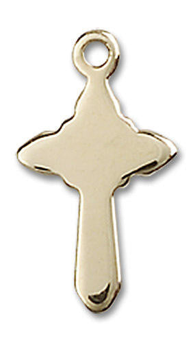 Cross Pendant - 14kt Gold 5/8 x 3/8 2524