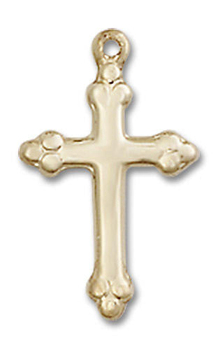 Cross Pendant - 14kt Gold 5/8 x 3/8 5415