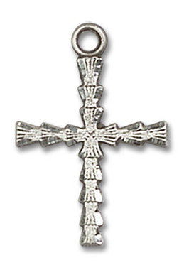 Cross Pendant - Sterling Silver 3/4" x 1/2" (6069SS)