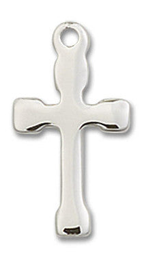 Cross Pendant - Sterling Silver 5/8" x 3/8" (2520SS)