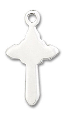 Cross Pendant - Sterling Silver 5/8" x 3/8" (2524SS)