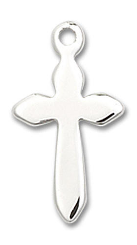 Cross Pendant - Sterling Silver 5/8 x 3/8 2532SS