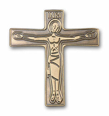Crucifix Visor Clip - Gold Finish (1026VG)