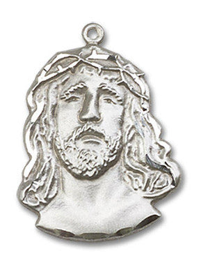 Ecce Homo Pendant - Sterling Silver 7/8" x 5/8" (0082SS)