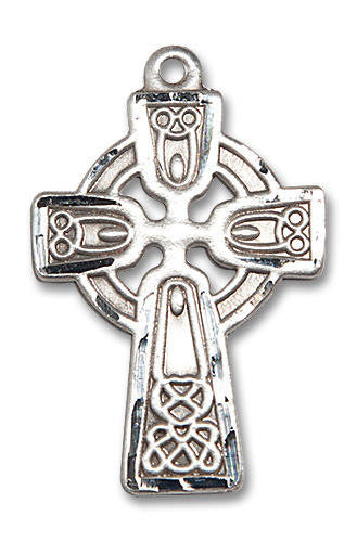 Extra Large Celtic Cross Pendant - Sterling Silver 1 3/8 x 7/8 6214SS