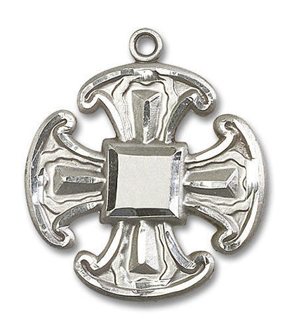 Extra Large Cross Pendant - Sterling Silver 1 1/2 x 1 1/4 6066SS