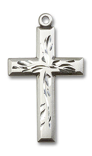 Extra Large Cross Pendant - Sterling Silver 1 3/8 x 3/4 5925SS
