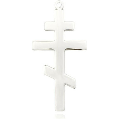 Extra Large Orthodox Cross Pendant - Sterling Silver 1 3/8 x 5/8 0241SS
