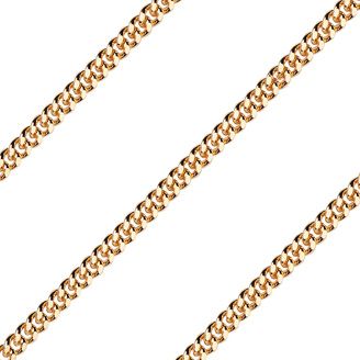 Gold-Plated Heavy Curb Chain – 2.90mm