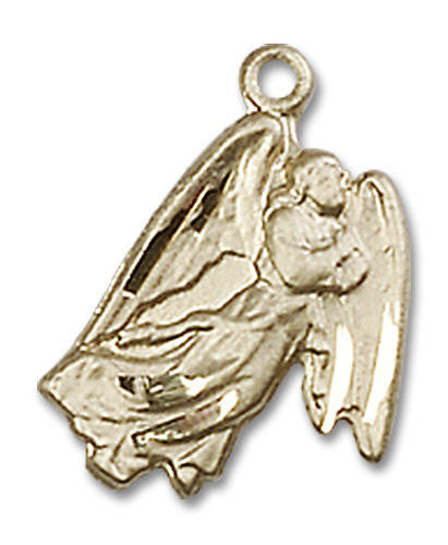 Guardian Angel Pendant - 14kt Gold 5/8 x 1/2 5642