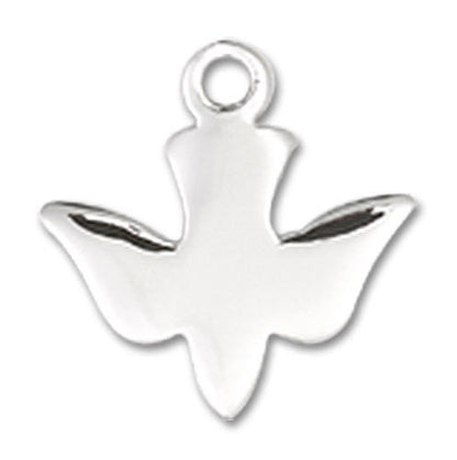 Holy Spirit Dove Pendant Charm - Sterling Silver 0225SS