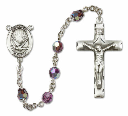 Holy Spirit Sterling Silver Rosary - 16 Color Options 8044/0644