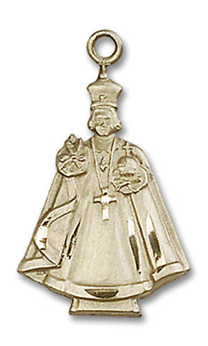 Infant Figure Pendant - 14kt Gold 7/8 x 1/2 5909