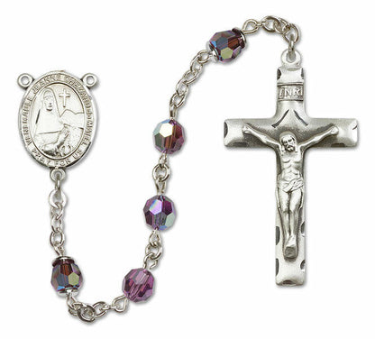 Jeanne Chezard De Matel Sterling Silver Rosary - 16 Color Options 8401/0644