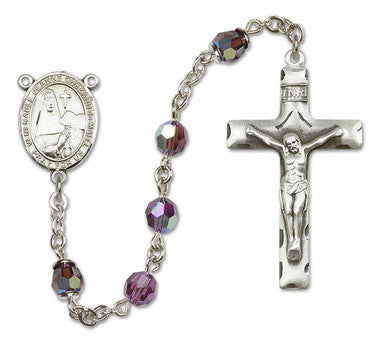 Jeanne Chezard De Matel Sterling Silver Rosary - 10 Color Options (8401/0644)