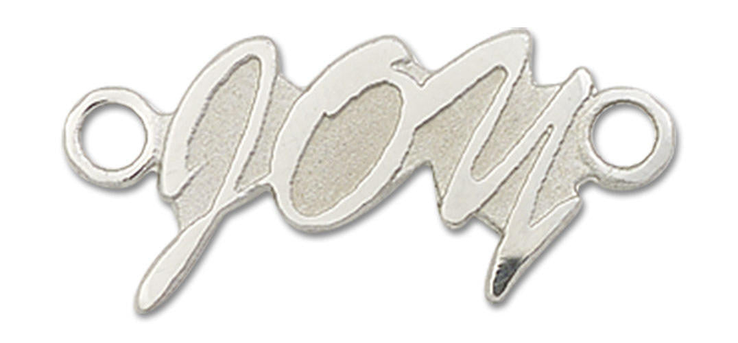 Joy Sideways Pendant - Sterling Silver 5918SS