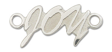 Joy Sideways Pendant - Sterling Silver (5918SS)