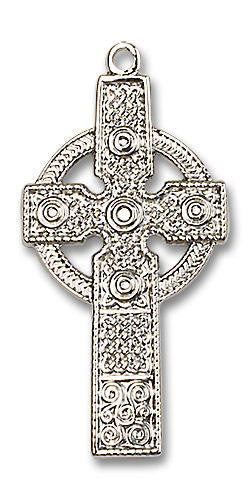 Kilklispeen Cross Pendant - Sterling Silver 1 3/8 x 5/8 0242SS
