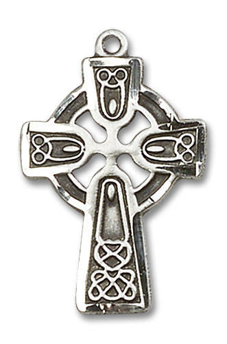 Large Celtic Cross Pendant - Sterling Silver 1 x 5/8 5689SS