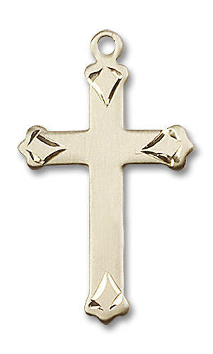 Large Cross Pendant - 14kt Gold 1 1/8 x 5/8 0651Y