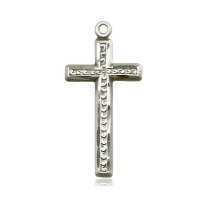 Large Cross Pendant - Sterling Silver 1 1/8 x 1/2 6017SS