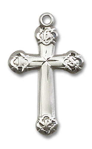 Large IHS Cross Pendant - Sterling Silver 1 x 5/8 6020SS
