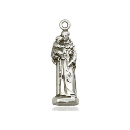 Large St Anthony Pendant - Sterling Silver 1 x 1/4 5933SS