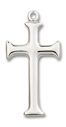 Large St John Large Cross Pendant - Sterling Silver 1 x 1/2 6008SS