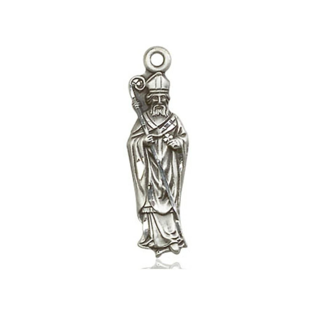 Large St Patrick Pendant - Sterling Silver 1 x 1/4 5913SS