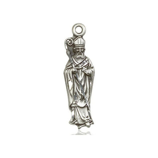 Large St Patrick Pendant - Sterling Silver 1 x 1/4 5913SS