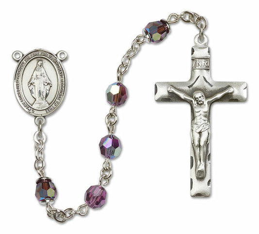 Miraculous Sterling Silver Rosary - 16 Color Options 8078/0644