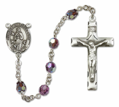 Our Lady of Assumption Sterling Silver Rosary - 16 Color Options 8388/0644