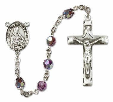 Our Lady of The Railroad Sterling Silver Rosary - 10 Color Options (8247/0644)