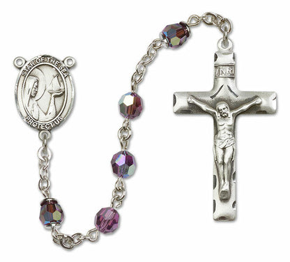 Our Lady Star of The Sea Sterling Silver Rosary - 16 Color Options 8101/0644