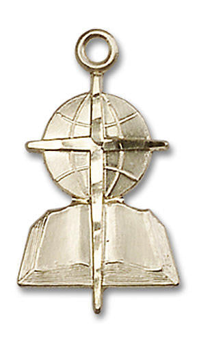 Southern Baptist Pendant - 14kt Gold 7/8 x 1/2 4238