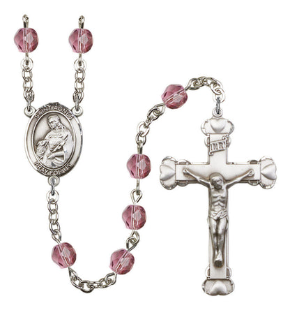 St Agnes of Rome Rosary - 6MM Fire Polished Beads 8128SS