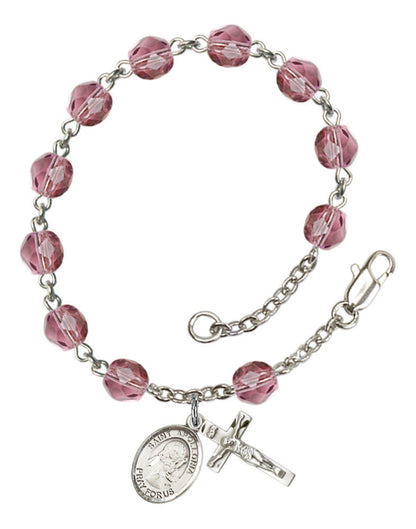 St Apollonia Rosary Bracelet With 6MM Fire Polished Beads RB6000AMS9005