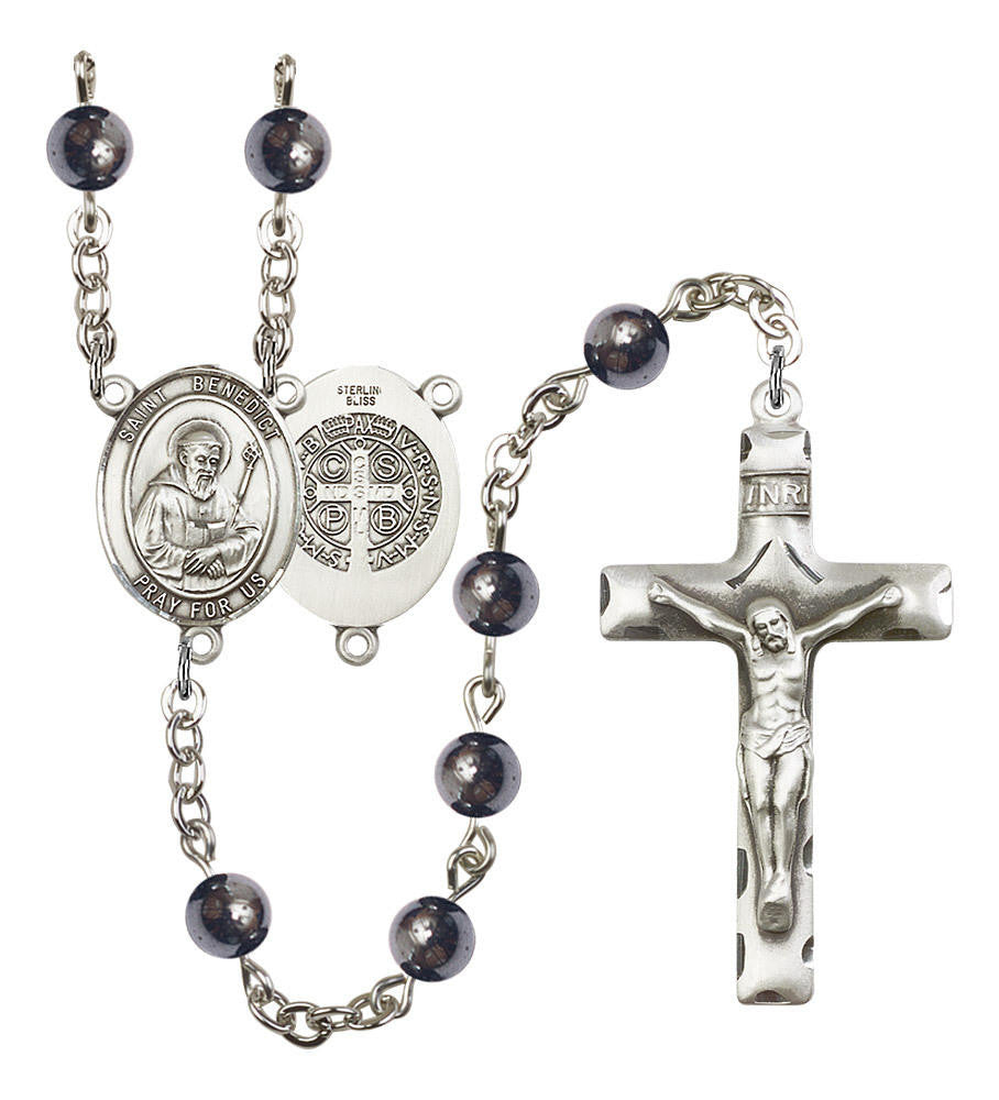 St Benedict Rosary - 7 Bead Options 8008SS