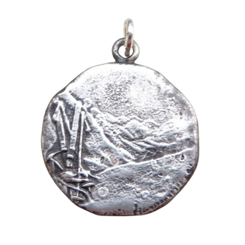 Back of Antique St. Bernard Medal