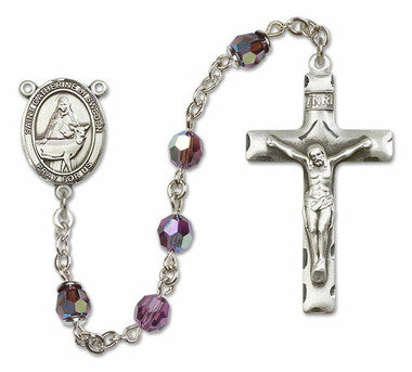 St. Catherine of Sweden Sterling Silver Rosary - 10 Color Options (8336/0644)