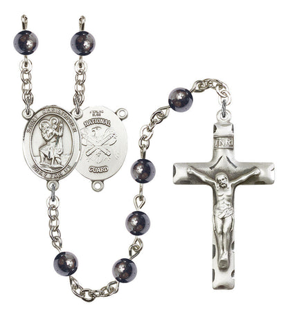 St Christopher / National Guard Rosary - 7 Bead Options 8022S5SS