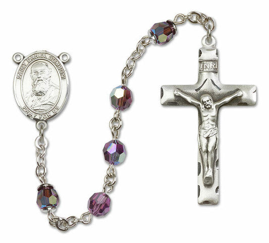 St Daniel Comboni Sterling Silver Rosary - 16 Color Options 8400/0644
