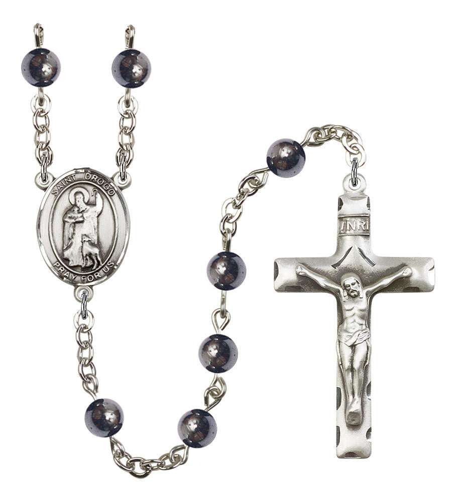 St Drogo Rosary - 7 Bead Options 8386SS