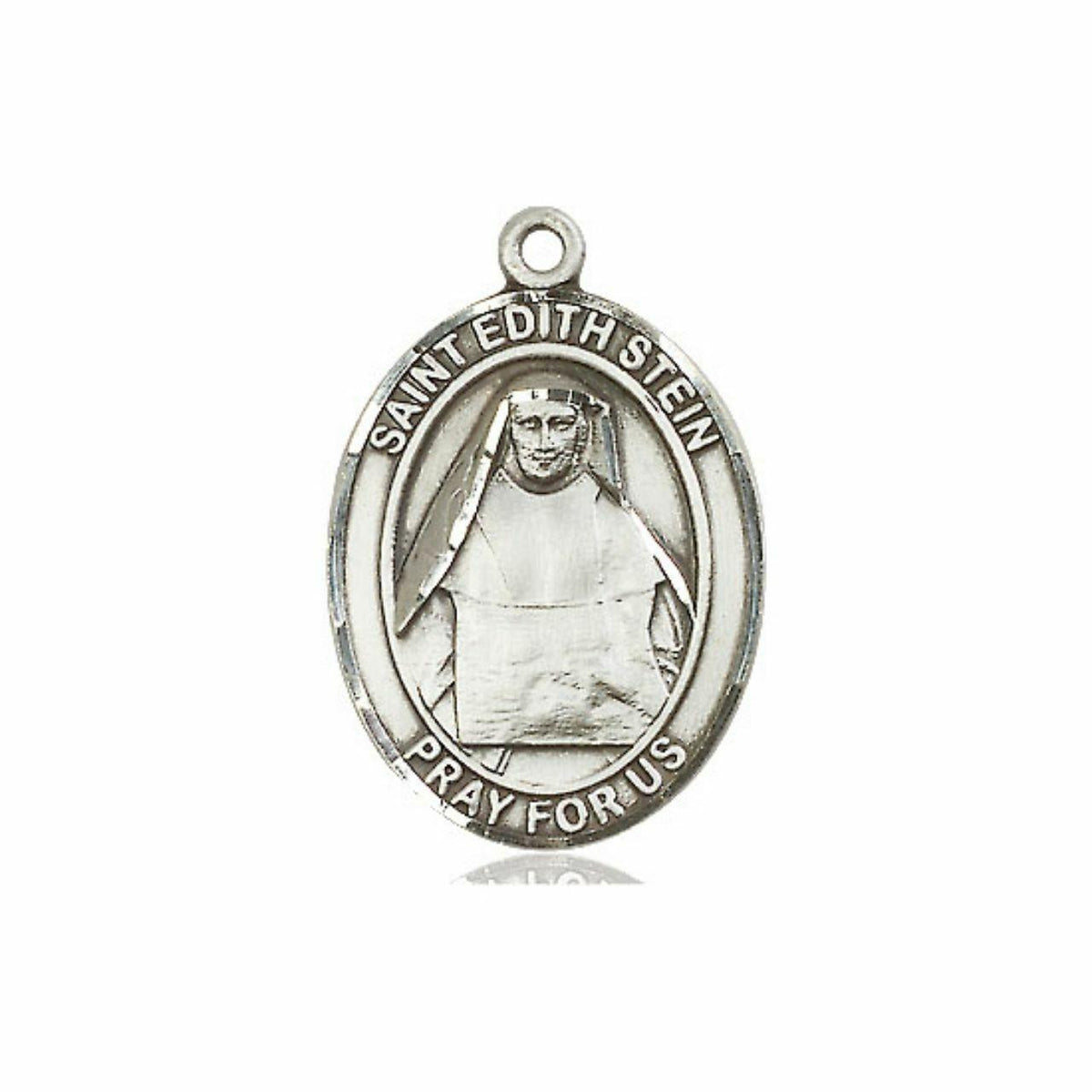 St Edith Stein Medal - Sterling Silver Oval Pendant 3 Sizes